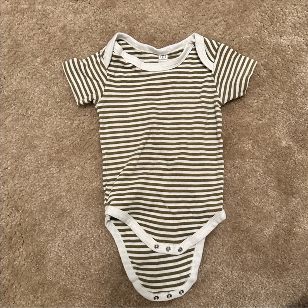 Colored organics onesie
